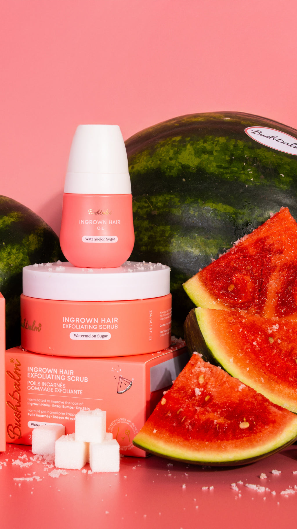 Watermelon Sugar Ingrown Hair Exfoliating Scrub 8 oz